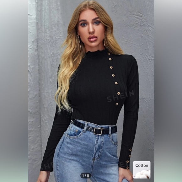 Mock Neck shirt - Picture 1 of 2